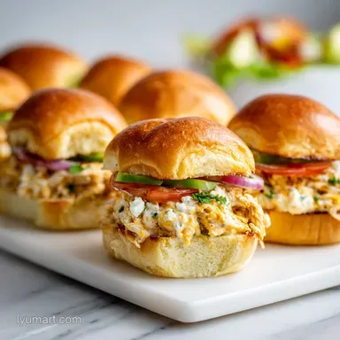 Crack Chicken Sliders: Creamy Chicken Sliders in 30 Minutes Recipe Card