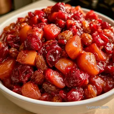 Cranberry Apple Chutney in 30 Minutes Recipe Card