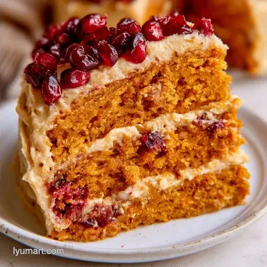 Cranberry Layer Cake for 12 Servings