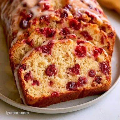 Cranberry Orange Bread for 12 Slices Recipe Card