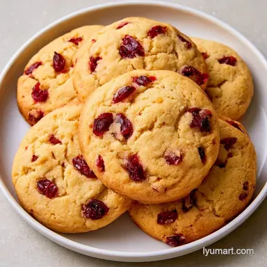 Cranberry Orange Shortbread: Melt-Away