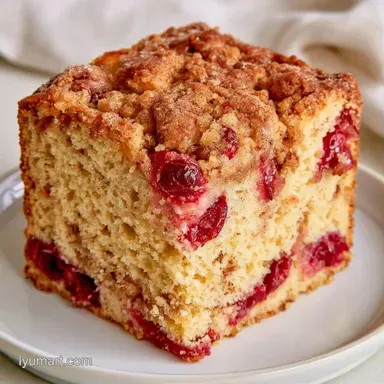 Cranberry Streusel Coffee Cake for 12 Recipe Card