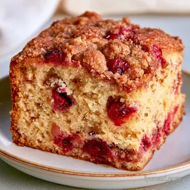 Cranberry Streusel Coffee Cake for 12