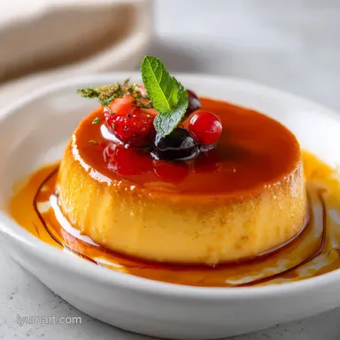 Cream Cheese Flan for 12 Servings: Velvety Baked Custard