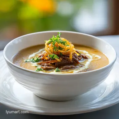 Creamy Philly Cheese Steak Soup with Ribeye | 35 Min Recipe Card