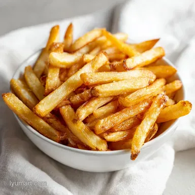 Air Fryer French Fries: A Crispy 4 Serving Side Dish Recipe Recipe Card