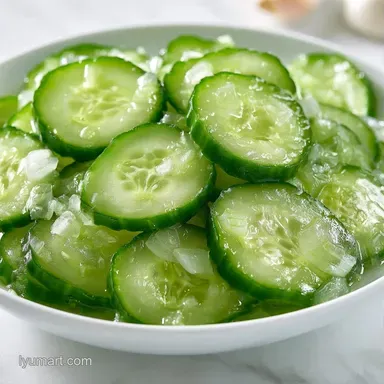 Refrigerator Pickles with Garlic Recipe Card