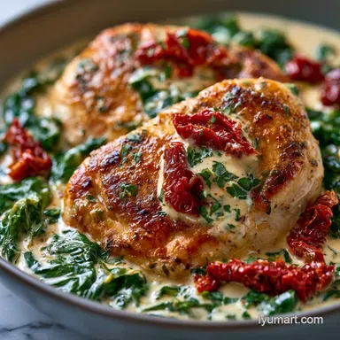 Tuscan Garlic Chicken: Slow-Cooked