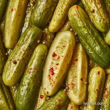 Dill Pickles in 25 Minutes Recipe Card