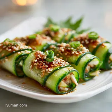 No Carb Snack with Cucumber & Turkey in 10 Minutes Recipe Card