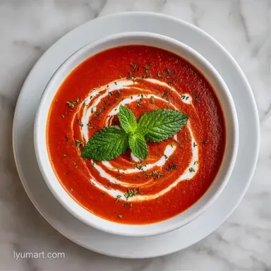 Dairy Free Tomato Soup with Coconut Milk Recipe Card