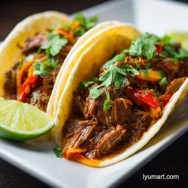 Barbacoa Beef Slow Cooker: Ready in 8 Hours Recipe Card