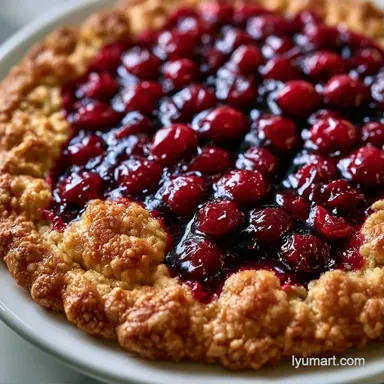 Cherry Cobbler for 6 Servings Recipe Card