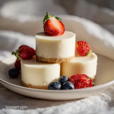 Easy No Bake Cheesecake Bites for 16 Servings