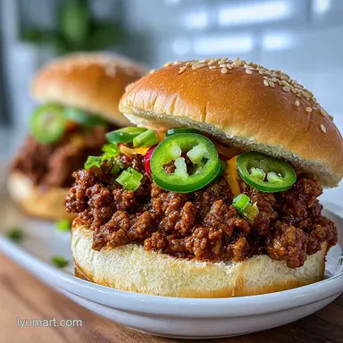 Easy Sloppy Joe Recipe in 25 Minutes Recipe Card