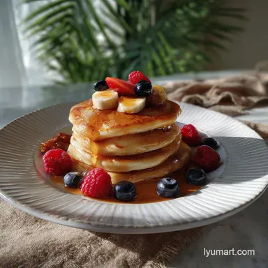 Fluffy Pancakes From Scratch: Ultimate Recipe Recipe Card