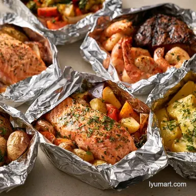 30 Foil Packet Dinner Recipes: Chicken, Beef & Seafood