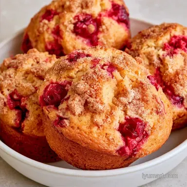 Cranberry Muffins in 35 Minutes