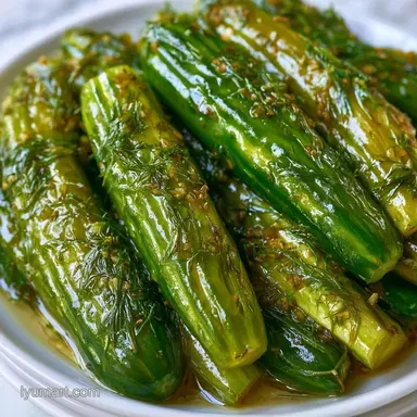 Fresh Dill Pickle Recipe: Snappy Recipe Card