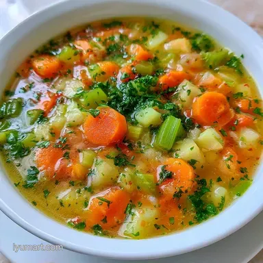 Garden Vegetable Summer Soup for 6