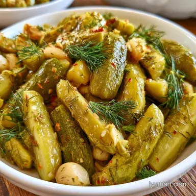 Crisp Garlic Dill Pickles Canning Recipe