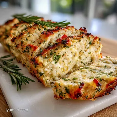 Irresistible Garlic Parmesan Chicken Meatloaf Recipe Recipe Card