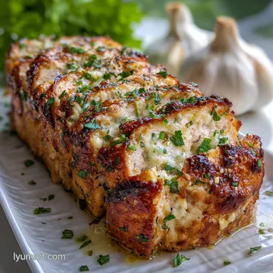 Irresistible Garlic Parmesan Chicken Meatloaf Recipe