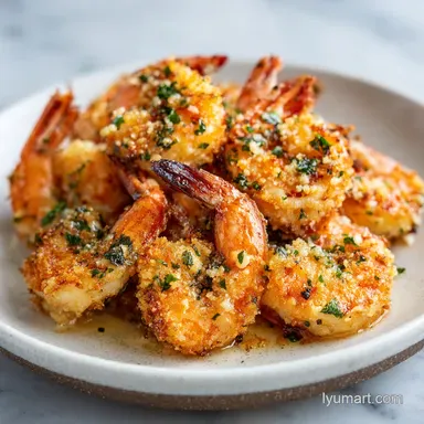 Garlic Parmesan Roasted Shrimp Recipe in 18 Minutes