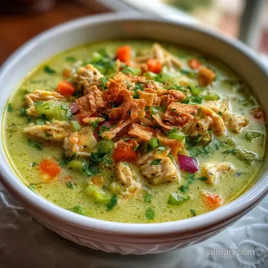 Green Chicken Chili Soup in 60 Minutes