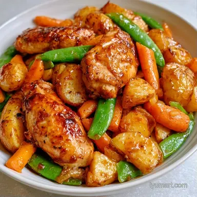 Grilled Chicken Foil Packets for 4 Recipe Card