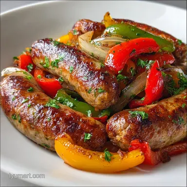 Ground Sausage Recipe with Peppers for 4