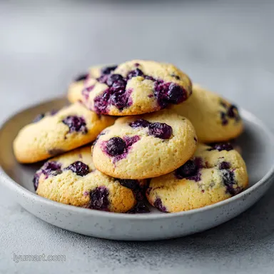 Blueberry Biscuits in 45 Minutes Recipe Card