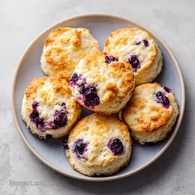 Blueberry Biscuits in 45 Minutes