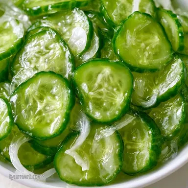 Crispy Homemade Bread and Butter Pickles Recipe Card