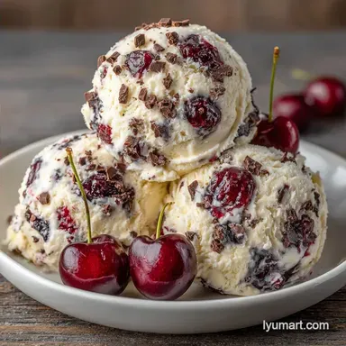 Homemade Cherry Garcia Ice Cream: Creamy