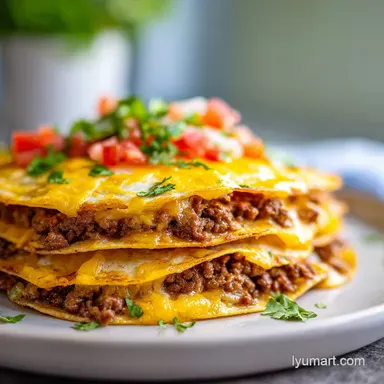 Mexican Pizza in 30 Minutes Recipe Card