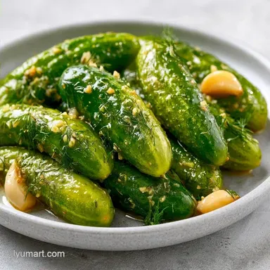 Homemade Pickles with Fresh Dill