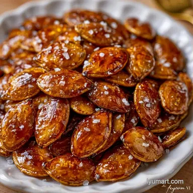 Honey Roasted Pumpkin Seeds: Crunchy Recipe Card