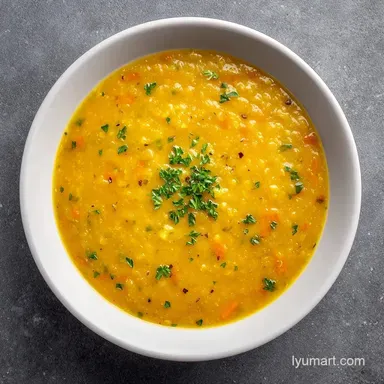 Indian Spiced Summer Soup: Velvety Recipe Card