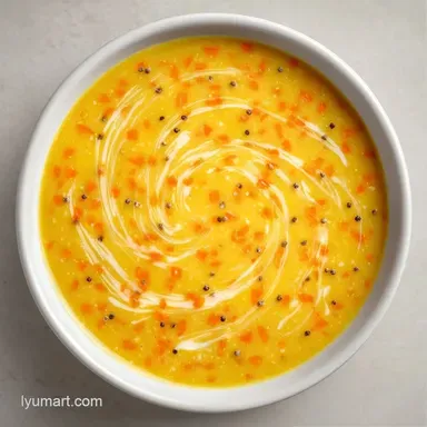 Indian Summer Lentil Soup with Coconut Recipe Card