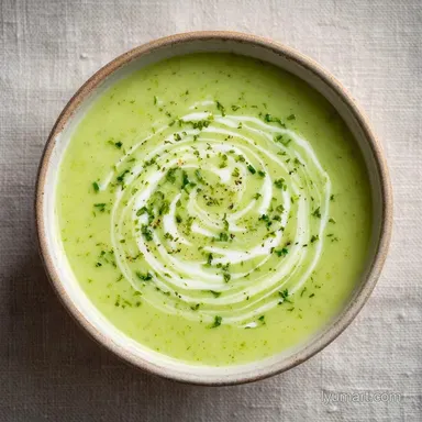 Instant Pot Zucchini Soup in 20 Minutes Recipe Card
