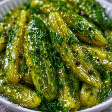 Kosher Dill Spears in 25 Minutes Recipe Card