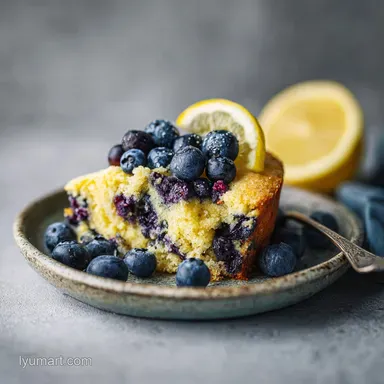 Lemon Blueberry Dump Cake Recipe: Creamy Dessert in 55 Minutes Recipe Card