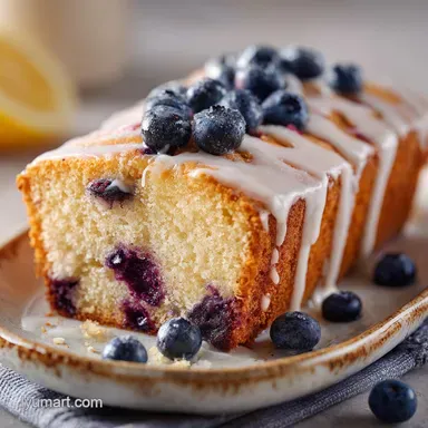 Lemon Blueberry Pound Cake: Velvety Recipe Card