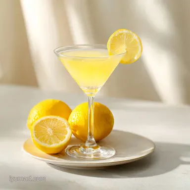 Lemon Drop Martini with Fresh Lemon Juice and Sugar Rim in 5 Minutes