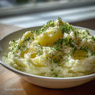 Mashed Potatoes in 30 Minutes | Velvety & Buttery Recipe Card