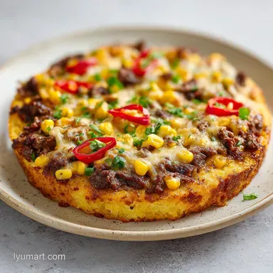 Mexican Cornbread Casserole with Beef
