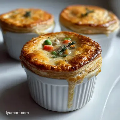 Mini Chicken Pot Pies in 45 Minutes