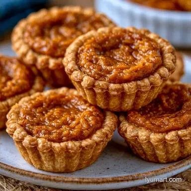 Mini Pumpkin Pie Desserts in 55 Minutes