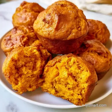 Pumpkin Muffins in 30 Minutes Recipe Card